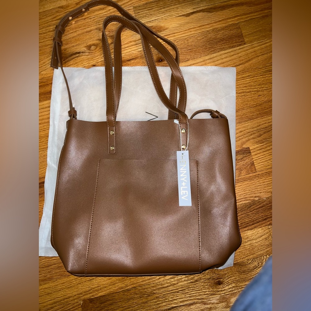 Henny and Lev Vegan Leather Tote Bag